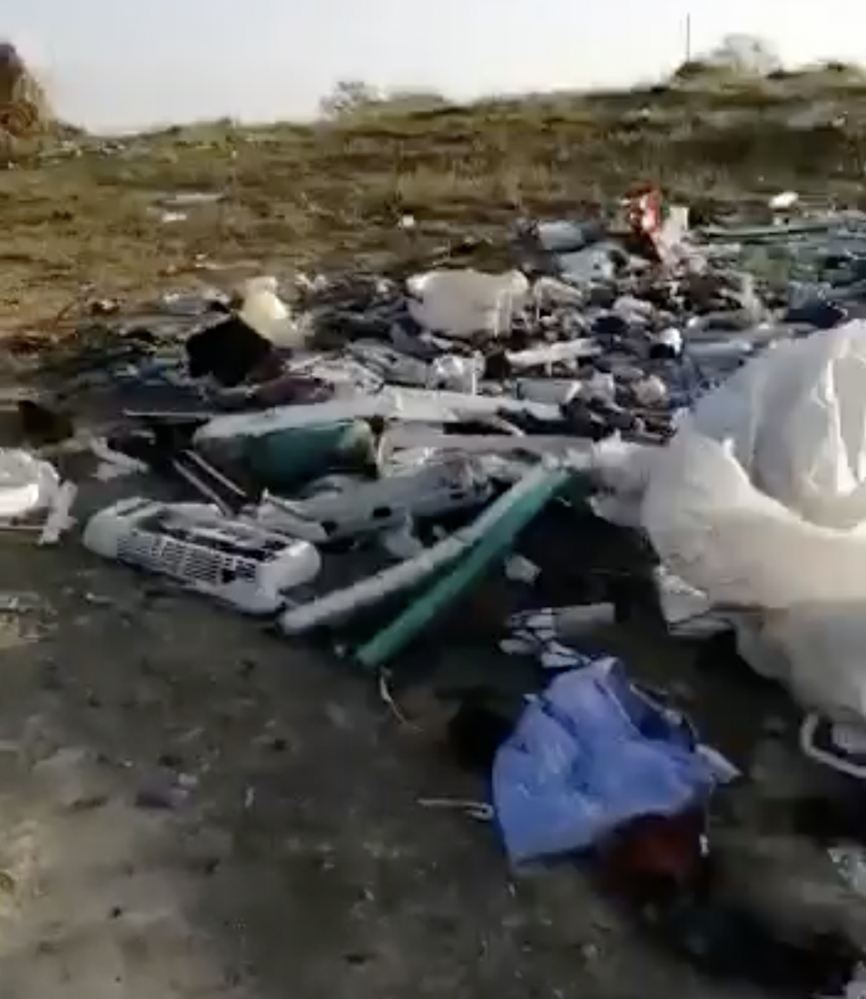 Frame del vídeo de las escombreras en La Isla